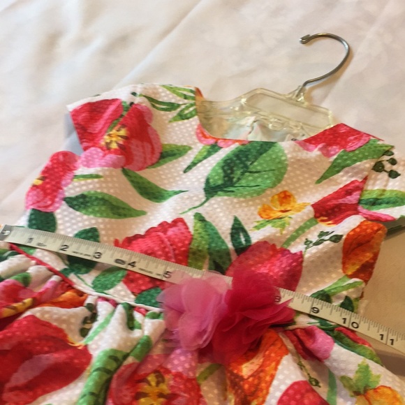 Nanette Girls Summer Floral  Party Dress Size 4 - Picture 13 of 16